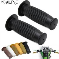 25mm 28mm Vintage Handle Grips Motorcycle Universal Rubber handlebar grips Hand Grip Bar Ends For Universal Motocross Handle Bar