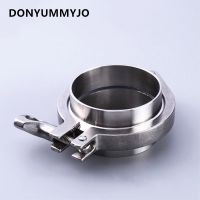 1pcs OD 19MM/25MM/32MM/38MM/42MM Sanitary Pipe Fitting Set Sanitary Pipe Weld Ferrule Tri Clamp PTFE Gasket Stainless Steel