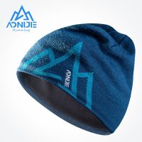 AONIJIE M31 M32ผู้ชายผู้หญิง Unisex Warm Soft หมวกถัก Beanie หมวกกำมะหยี่ซับสำหรับวิ่งขี่จักรยานเล่นสกีแคมป์