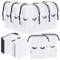 100Pcs Lash Bags for Clients Lash Goodie Bags for Clients Lash Aftercare Bags Eyelash Extensions Makeup Bags