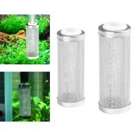 【LZ】◄┇☃  Aquário Fish Tank Pré-Filtro De Entrada Intake Tampa Do Filtro Guarda Filtro Rede De Malha De Aço Inoxidável Proteger Camarão Peixe