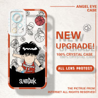 เคสพร้อมใช้งานสำหรับ Infinix Hot 11 Play Hot 11S NFC Hot 30 30i Hot 30 Play กรณีต้นฉบับอนิเมะ Slam Dunk Sakuragi Hanamichi Rukawa Kaede เคสคริสตัลคลุมทั้งหมดป้องกันกล้องนิ่มโปร่งใสโทรศัพท์