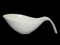 4 Pieces/ 4 ชิ้น - ชามซุปทรงช้อน /Spoon Soup Bowl 26.5x12.3xH8.8- รอยัลเลซวู๊ด