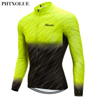 Phtxolue 2020 Men Cycling Jersey Winter Thermal Fleece Long Sleeve Cycling Clothes MTB Road Racing Bicycle Wear Cycling Clothing