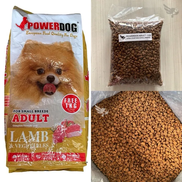 Powerdog Adult 1kg Repacked Lamb & Vegetables For Small Breeds