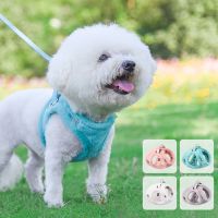 【FCL】☑☇✘ Dog Harness and Leash Sets Warm Harnesses for Small Dogs Cats Pomeranian Yorkshire arnes perro