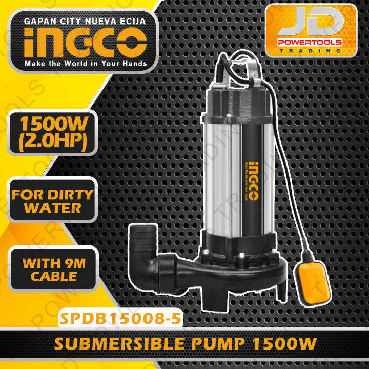 Ingco 2hp Sewage Submersible Pump Spdb15008 5 Lazada Ph