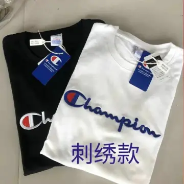 Champion t shirt original 2025 vs fake