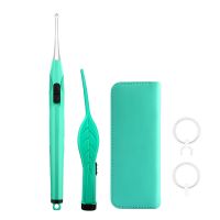 Ear Wax Removal Tools with Light Magnifying Glass Visual Earpick Cleaning Kit for Kids Adults Ear Spoon Set for Ear Care