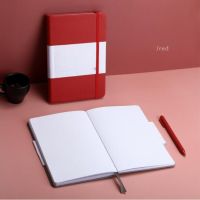 Classic Notebook w Flexible Loop 192 Pages Writing Noteboook Ivory White Paper A5 Handbook Personal Notebook Diary