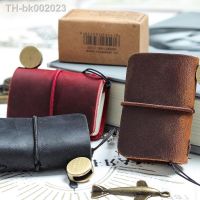 ✽∈ 64 Sheets Ultra-small Leather Hand Account Notepad Notebook Mini Replaceable Loose-leaf Journaling Stationery Handbook Planners