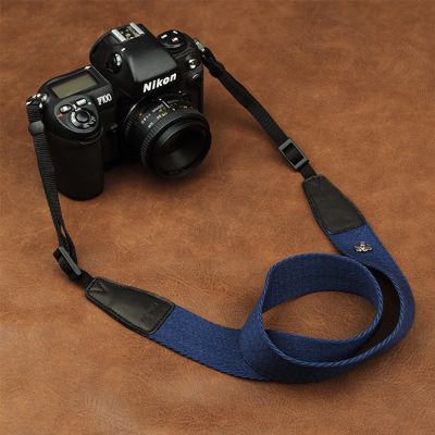 【การขาย】 Cam ในปี8001 8015ผ้าฝ้ายปรับได้สากลสายคล้องกล้องคอไหล่ถือเข็มขัดสำหรับกล้อง Canon Sony Nikon SLR