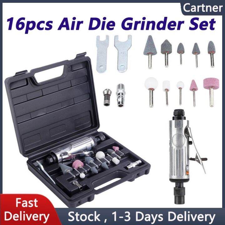 14 Air Compressor 90psi Die Grinder Rotary Tool Kit Air Die Grinder Grinding Mill Engraving 6764