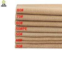 ShuanShuo 30#--80# Jute Fabric Sack Linen Cloth For DIY Hand Work  Storage Bags Christmas Decoration   160*50cm Fishing Reels