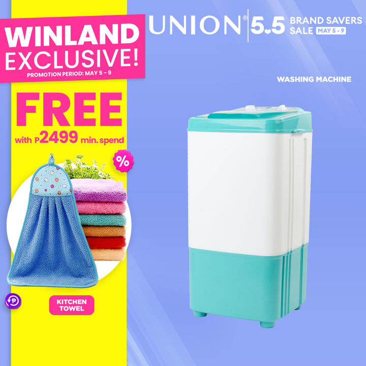 UNION by Winland Single Tub Washing Machine 6.2kg UGWM62 Lazada PH