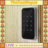 TheToolDepot สมาร์ทล็อคอิเล็กทรอนิกส์แบบดิจิตอลสัมผัสด้วยลายนิ้วมือแป้นพิมพ์ไร้ปุ่มรหัสผ่าน