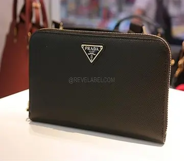 Prada wallet cost hot sale