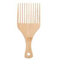 Anti-static Natural Bamboo Hair Pick Comb Scalp Massage Long Tooth Detangling Combs Afro Hair Lift Styling Accessories