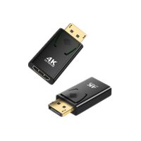 พอร์ตแสดงผล2022 4K 1080P เป็น Hdmi-Compatible Dp Video สำหรับพอร์ตอะแดปเตอร์ตัวเมียอะแดปเตอร์ตัวผู้สายเคเบิลทีวี Hd แสดงผล