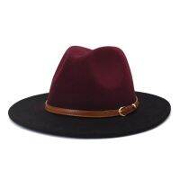 Hot Fashion High Quality Imitation Woolen Women Men Ladies Fedoras Top Hat Jazz Caps European American Round Caps Bowler Hats