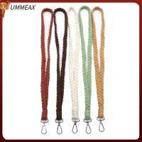 UMMEAX ของขวัญสำหรับเด็ก ถักแบบถัก มาคราเม่ เชือกเส้นเล็กทอ พวงกุญแจแบบห้อย ป้ายรหัสประจำตัว ของขวัญวันวาเลนไทน์