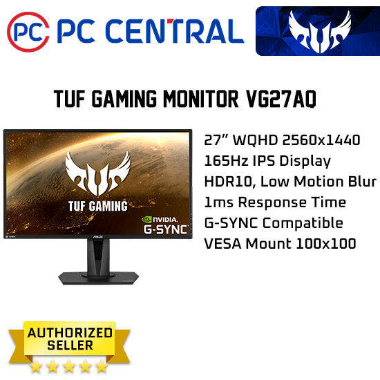 ASUS TUF Gaming VG27AQ 27” HDR Monitor, 1440P WQHD (2560 x 1440