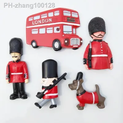 Fridge Magnet Souvenir British Royal Guard London guards soldiers London Bus Refrigerator Magnets Sticker Country Travel Decor