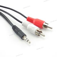 4types 1Pcs 3 4 pole 3.5mm male female Jack Plug To 2RCA 3 RCA male female Adapter 3RCA Audio video AV Cable Wire Cord WB5TH