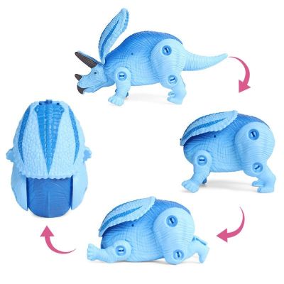 Assembly dinosaur egg egg deformation fabulous egg children toy boy simulation animal models suit