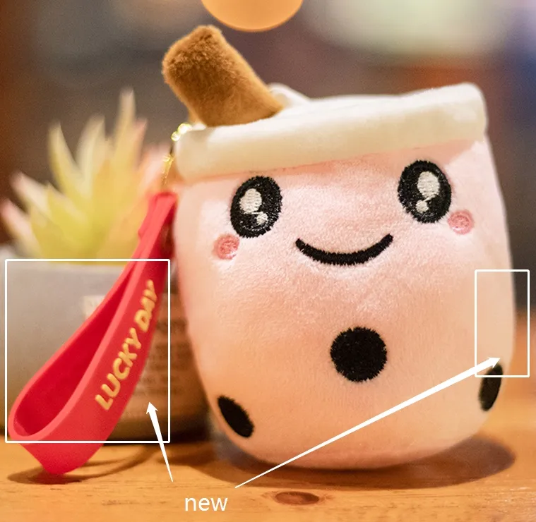 Boba Tea Plush Recheado,Boba Pelúcia Bubble Tea Plushie