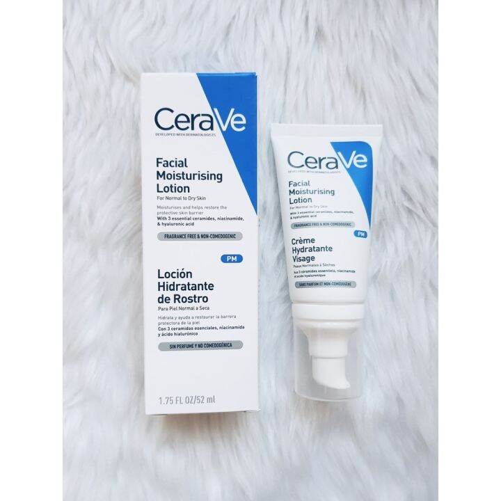 CeraVe Facial Moisturising Lotion PM Lotion Repair Firming Brighten