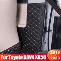 For Toyota RAV4 2019 2020 2021 2022 2023 RAV 4 XA50 XA 50 Hybrid Car B-Pillar Protector Pads Anti-Kick Cover Accessories