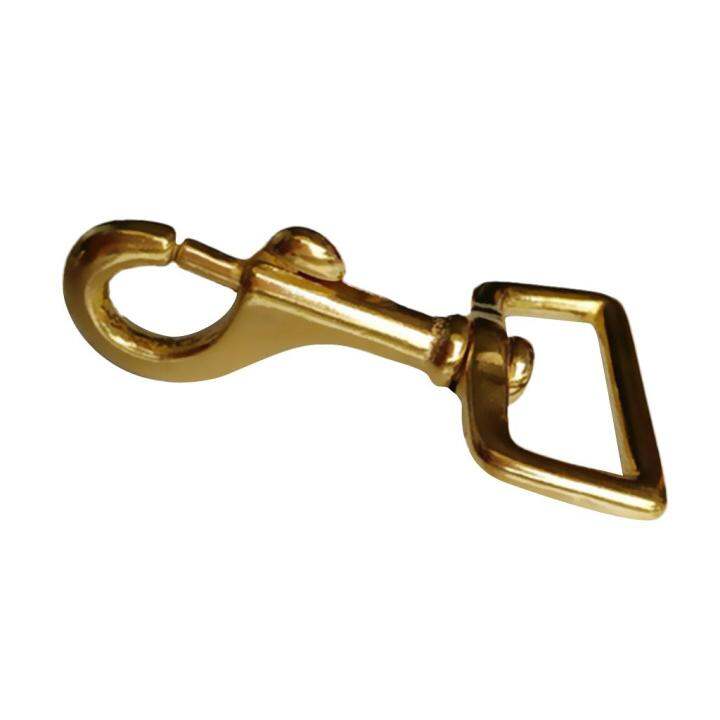 LazaraLife Heavy Duty Square Eye Brass Snap Hook Trigger Clip Swivel