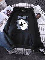 Spy X Family Anya Forger And Bond Froger Women Hoodie Street Warm Pullovers Autumn Pocket Sportswear Sports Hooded Female Hoody