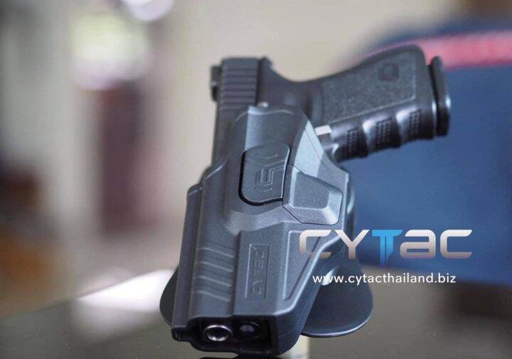 ซองพกนอก-ปลดล็อคนิ้วชี้-cytac-สำหรับ-glock-19-มือซ้าย-ขวา