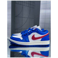 HOT Original 오징어 게임 A J 1 Low Sport Blue White Red Rubber Basketball Shoes For Men