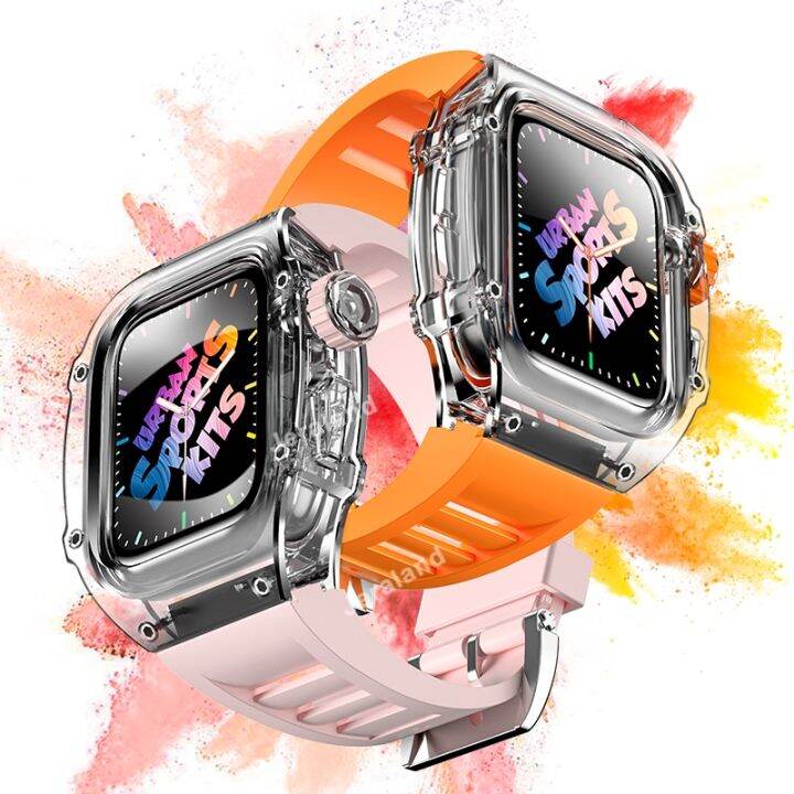 JERALAND Apple Richard transparent case for iwatch4/5/6/SE/7/S8
