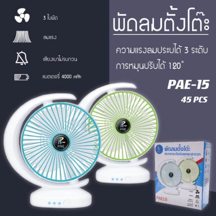 พัดลม-ht5580-5588w-f-138-pae-14-pae-15-พัดลมตั้งโต๊ะ-พัดลมเล็ก-ชาร์จ-usb-ลมแรง3เท่า-fan-portable-พัดลมพกพา-มีแบตในตัว-ใบพัด-7-นิ้ว-พัดลมขนาดใบ-5-นิ้ว-สุ่มสี