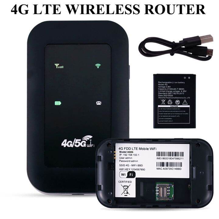Pocket 4G LTE Router WiFi Repeater Signal Amplifier Network Expander Mobile Hotspot Wireless
