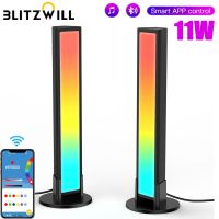 BLITZWILL LED Pickup Light RGB Sound Control Symphony Lamp App Control Music Rhythm Lights Ambient Bar TV Computer Desktop Light Night Lights