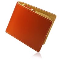 [COD] cowhide wholesale mens business zipper leather coin purse