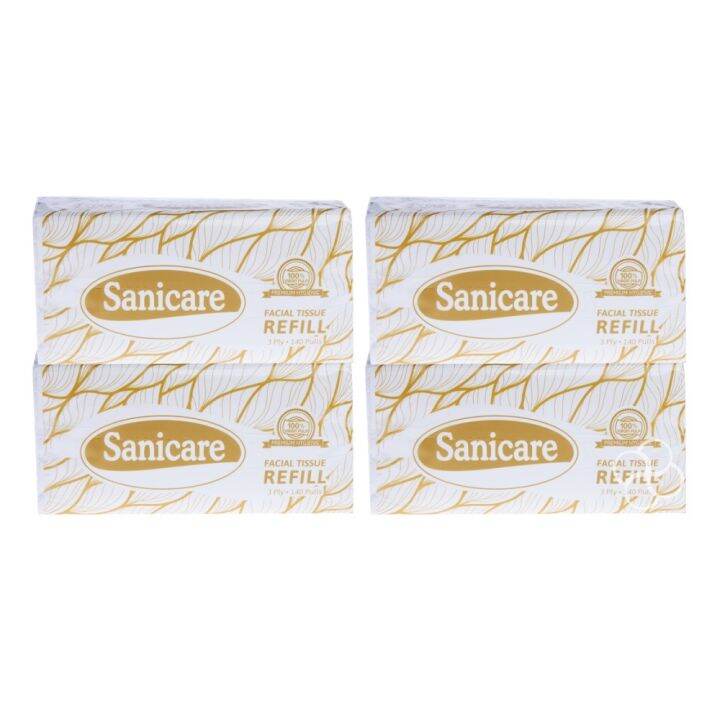 Sanicare Facial Tissue Econo Box Refill Pack 4s Lazada PH