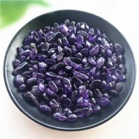 50G Natural Amethyst Gravel Tumbled Stones Healing Decoration 8-15Mm Natural Stones And