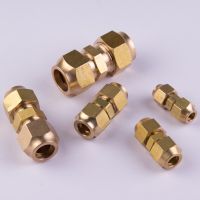 Limited Time Discounts Air Conditioning Screw Butt Joint Inner Hole 6Mm 8Mm 10Mm 12Mm 16Mm 19Mm Copper Pipe Fittings