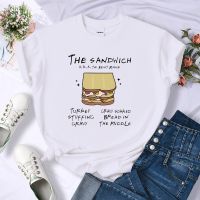 Tshirt Sandwich Box Print Kawaii Comfortable Loose Tshirt