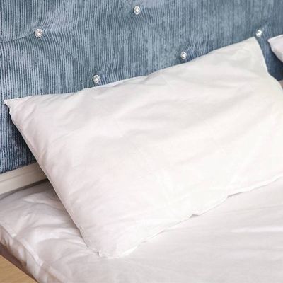 20 Pcs Disposable Pillow Cases Hotel Travel Breathable Single Pillow Case Double Bed Sheet Quilt Pillow Case Hotel