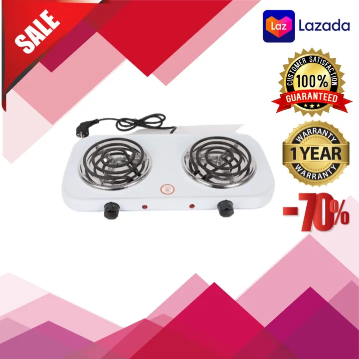 Hot Plate Portable Electric Stove Double Burner Lazada PH