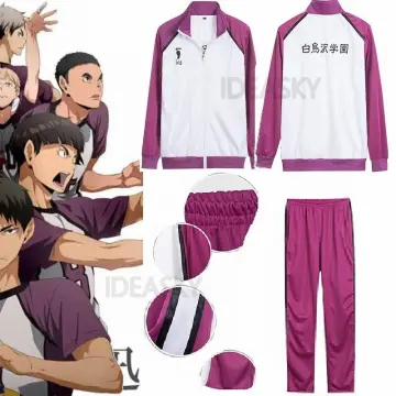 Haikyuu Season 3 Cosplay Jersey Shiratorizawa Academy Uniforms