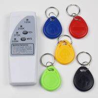 【Big-promotion】 xqwznb Handheld 125KHz EM4100เครื่องถ่ายเอกสาร Duplicator Programmer Reader + 5Pcs EM4305 T5577 Rewritable Keyfobs หมวดหมู่