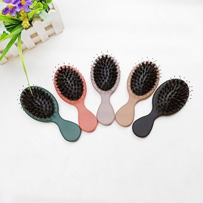 Portable Pocket Hair Comb Salon Styling Hairbrush Shampoo Brush Massager Hair Comb Horsehair Comb Fashion Styling Tool Health